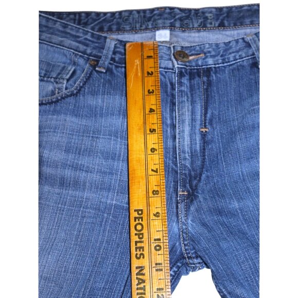 Levi’s SilverTab Bootcut 36x32 Blue Denim Jeans Faded Y2K streetwear - Picture 8 of 10